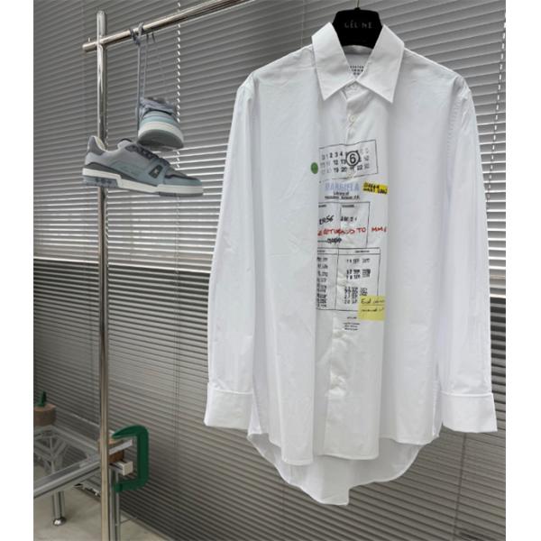 2026人気最新Maison Margiela  マルジェラ シャツコピーMM6 ファッション性抜群個性的2色