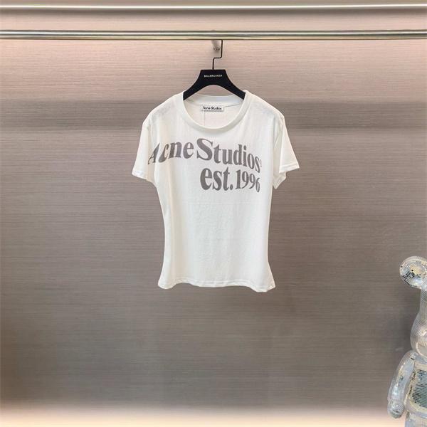 フロントロゴデザイン ヴィンテージ感 カジュアルコーデ向け Acne Studios アクネストゥディオズ コピー Tシャツ