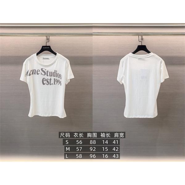 フロントロゴデザイン ヴィンテージ感 カジュアルコーデ向け Acne Studios アクネストゥディオズ コピー Tシャツ