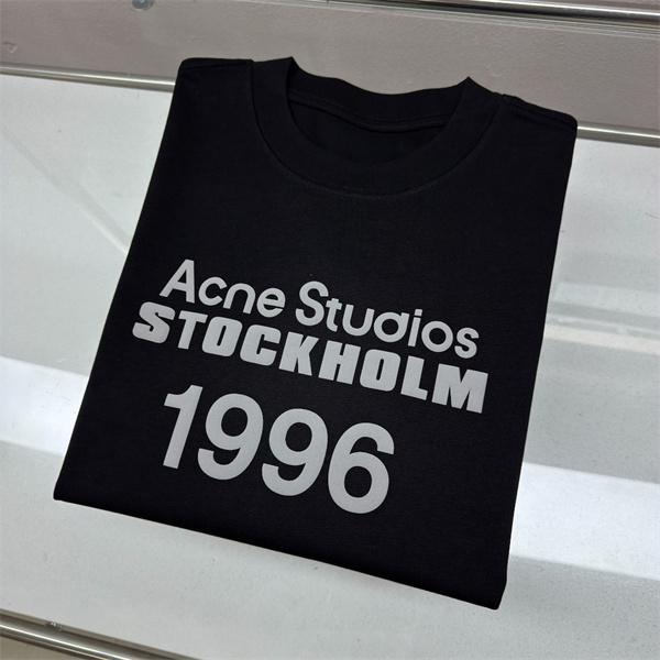 フロントロゴ プリントデザイン ベーシックシルエット Acne Studios アクネストゥディオズ コピー 半袖Tシャツ カジュアルモード