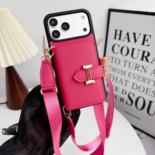2026新作 HERMÈS 激安 エルメス スマホケース Hバックル カード収納 ショルダーストラップ付き 手帳型 携帯カバー