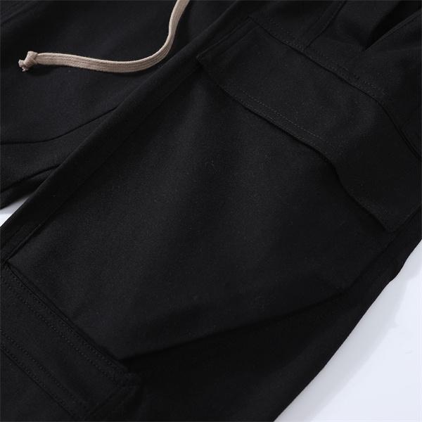 RICK OWENS   2026SS春夏リックオウエンスカーゴパンツコピー黒色人気リラックス感
