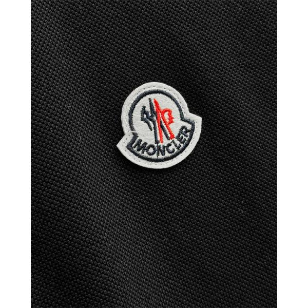 トリコロールロゴ ライン襟 すっきりシルエット MONCLER モンクレール コピー ポロシャツ 品格カジュアル