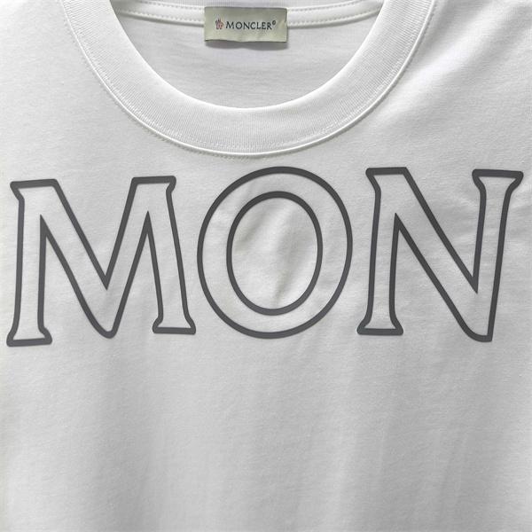 フロントレタリング ワンポイントパッチ スタイリッシュ MONCLER モンクレール コピー 半袖Tシャツ 注目作