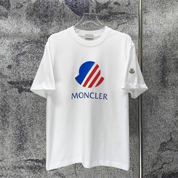 MONCLER モンクレール コピー 半袖Tシャツ フロントプリント アイコンデザイン 軽快カジュアル