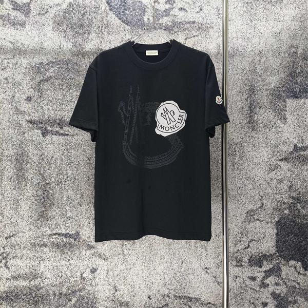 ドローイングプリント ロゴモチーフ クリエイティブデザイン MONCLER モンクレール コピー 半袖Tシャツ