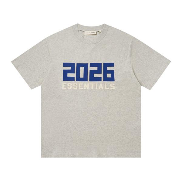ビッグプリント レタリングデザイン 旬スタイル ESSENTIALS エッセンシャルズ コピー 半袖Tシャツ カジュアル定番