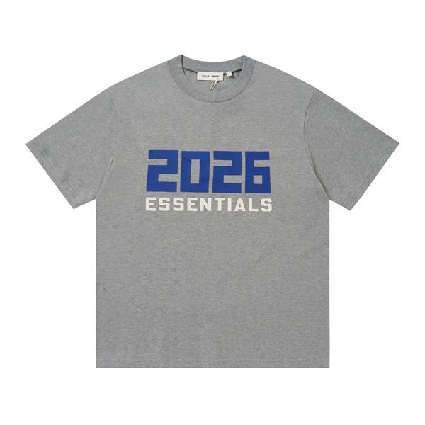 ビッグプリント レタリングデザイン 旬スタイル ESSENTIALS エッセンシャルズ コピー 半袖Tシャツ カジュアル定番