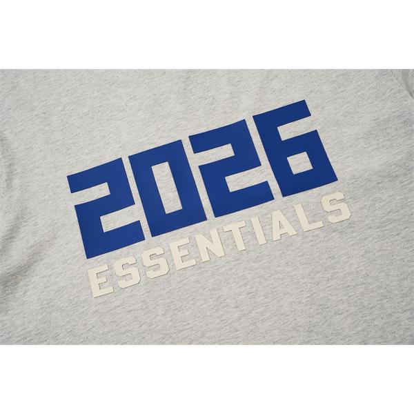 ビッグプリント レタリングデザイン 旬スタイル ESSENTIALS エッセンシャルズ コピー 半袖Tシャツ カジュアル定番