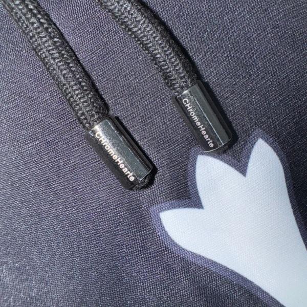 ホワイトクロス入りブラックスイムショーツ Chrome Hearts 激安 通気メッシュ仕様 クロムハーツ休闲ハーフパンツ