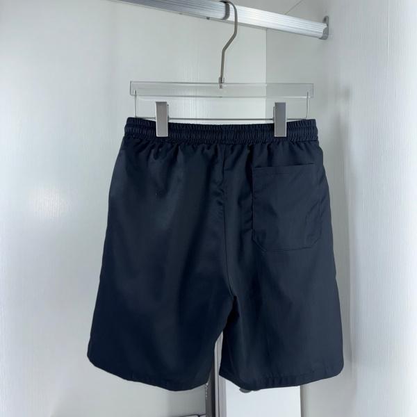 ホワイトクロス入りブラックスイムショーツ Chrome Hearts 激安 通気メッシュ仕様 クロムハーツ休闲ハーフパンツ