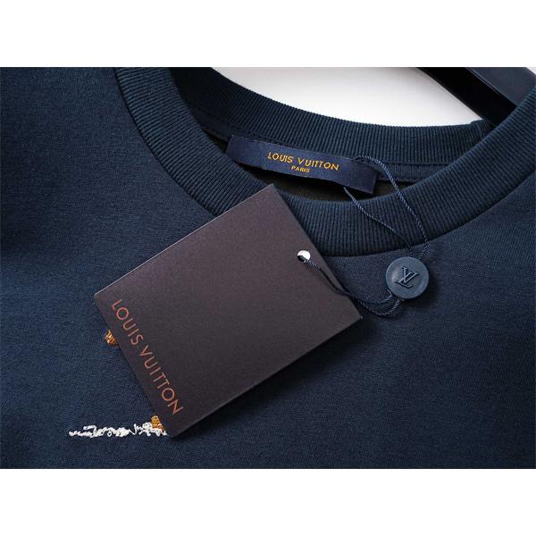 グラフィックデザイン フロントモチーフ 旬コーデ LOUIS VUITTON ルイヴィトン コピー 半袖Tシャツ ファッションアイテム