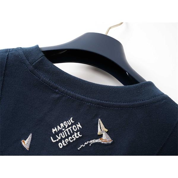 グラフィックデザイン フロントモチーフ 旬コーデ LOUIS VUITTON ルイヴィトン コピー 半袖Tシャツ ファッションアイテム