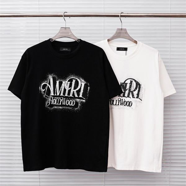 フロントレタリング ヴィンテージ感 ロックテイスト AMIRI アミリ コピー 半袖Tシャツ デザイン性