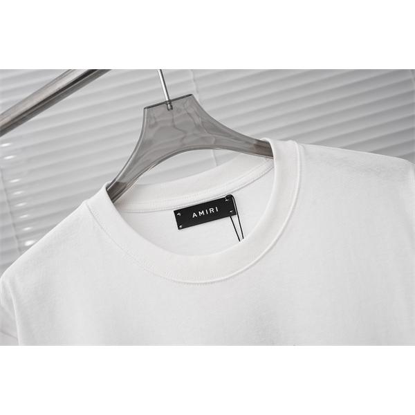 フロントレタリング ヴィンテージ感 ロックテイスト AMIRI アミリ コピー 半袖Tシャツ デザイン性