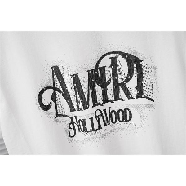 フロントレタリング ヴィンテージ感 ロックテイスト AMIRI アミリ コピー 半袖Tシャツ デザイン性