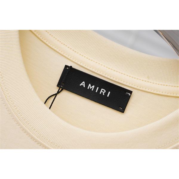 ブランドロゴ アートプリント クルーネック カジュアルモード AMIRI アミリ コピー 半袖Tシャツ デザインアイテム