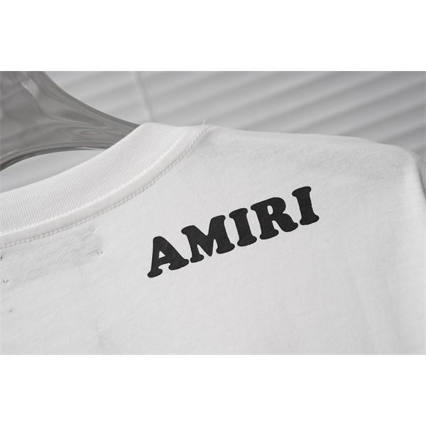レタリンググラフィック ブランドモチーフ コットンウェア AMIRI アミリ コピー 半袖Tシャツ ヴィンテージテイスト