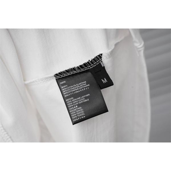 サークルロゴ グラフィックアート フロントプリント AMIRI アミリ コピー 半袖Tシャツ 高感度デザイン