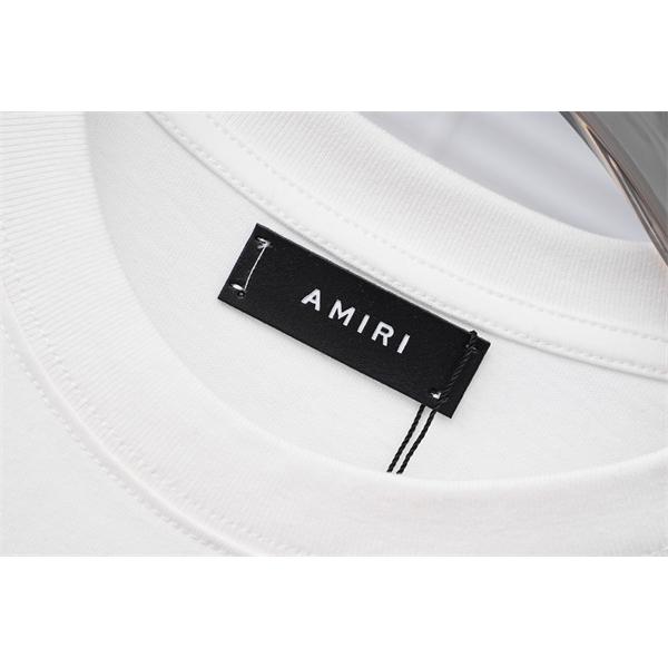 サークルロゴ グラフィックアート フロントプリント AMIRI アミリ コピー 半袖Tシャツ 高感度デザイン