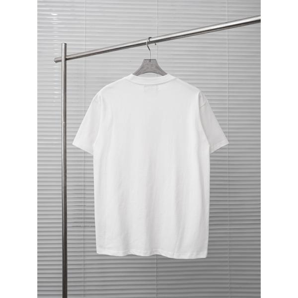 ミニロゴ 刺繍デザイン クルーネック ベーシックフォルム AMIRI アミリ コピー 半袖Tシャツ 上質カジュアル