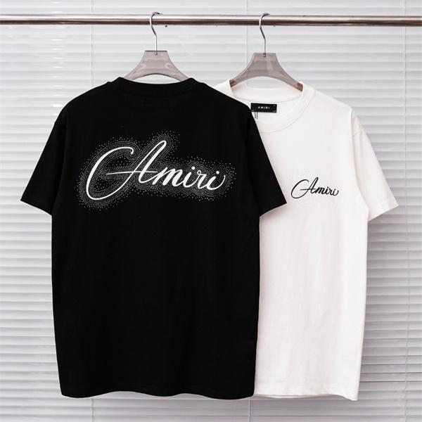 ロゴグラフィック スクリプトデザイン ミニマルスタイル コーデ映え AMIRI アミリ コピー 半袖Tシャツ