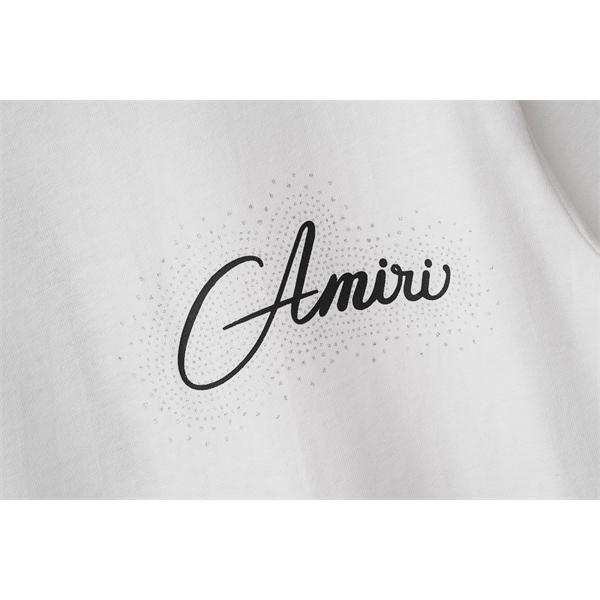 ロゴグラフィック スクリプトデザイン ミニマルスタイル コーデ映え AMIRI アミリ コピー 半袖Tシャツ