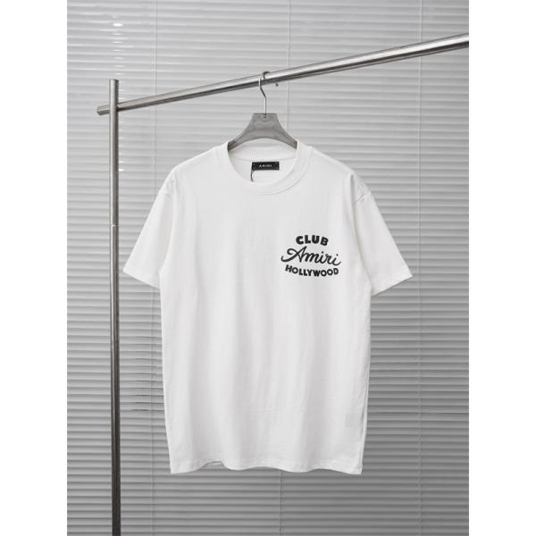 スクリプトロゴ フロントレタリング LAムード リピート人気 AMIRI アミリ コピー 半袖Tシャツ 高品質デザイン