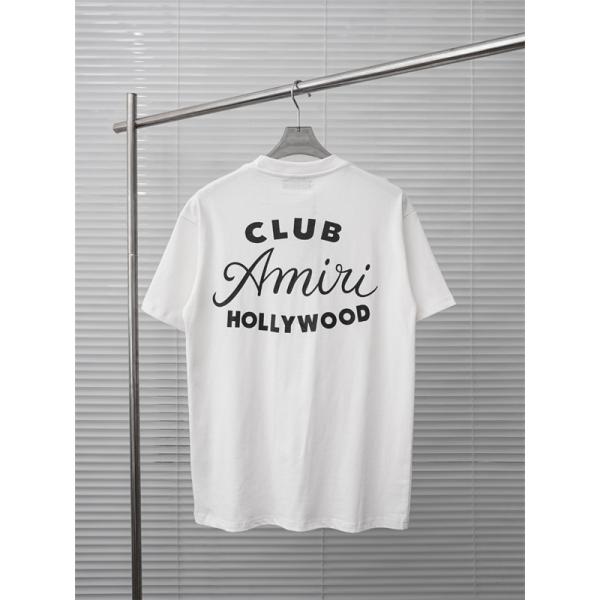 スクリプトロゴ フロントレタリング LAムード リピート人気 AMIRI アミリ コピー 半袖Tシャツ 高品質デザイン