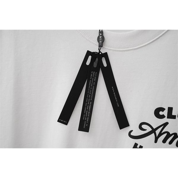 スクリプトロゴ フロントレタリング LAムード リピート人気 AMIRI アミリ コピー 半袖Tシャツ 高品質デザイン