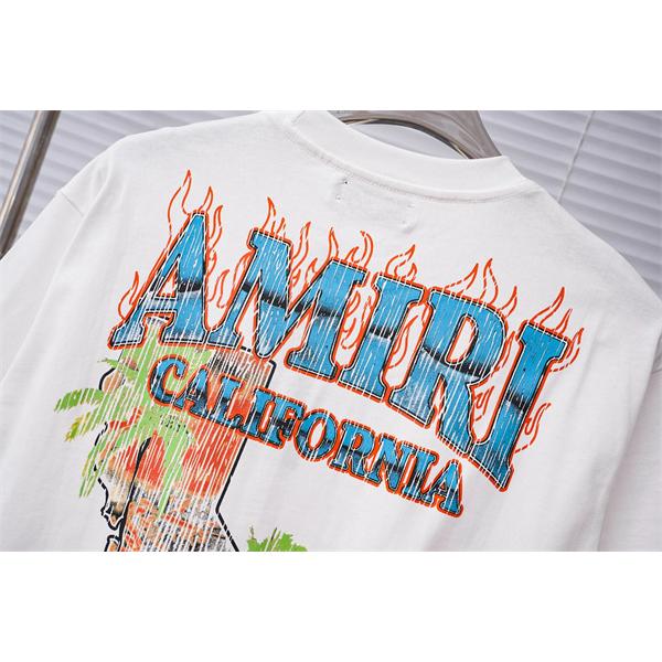 レタリングデザイン カジュアルテイスト 高評価アイテム AMIRI アミリ コピー 半袖Tシャツ 話題アイテム