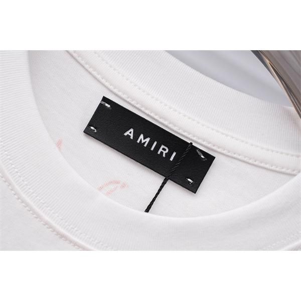 レタリングデザイン カジュアルテイスト 高評価アイテム AMIRI アミリ コピー 半袖Tシャツ 話題アイテム
