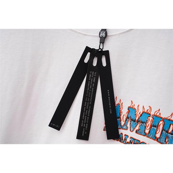 レタリングデザイン カジュアルテイスト 高評価アイテム AMIRI アミリ コピー 半袖Tシャツ 話題アイテム