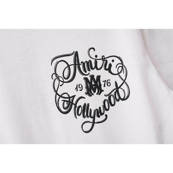 アートタイポ 大判プリント 2026新作 海外トレンド AMIRI アミリ コピー 半袖Tシャツ 主役級アイテム 人気モデル