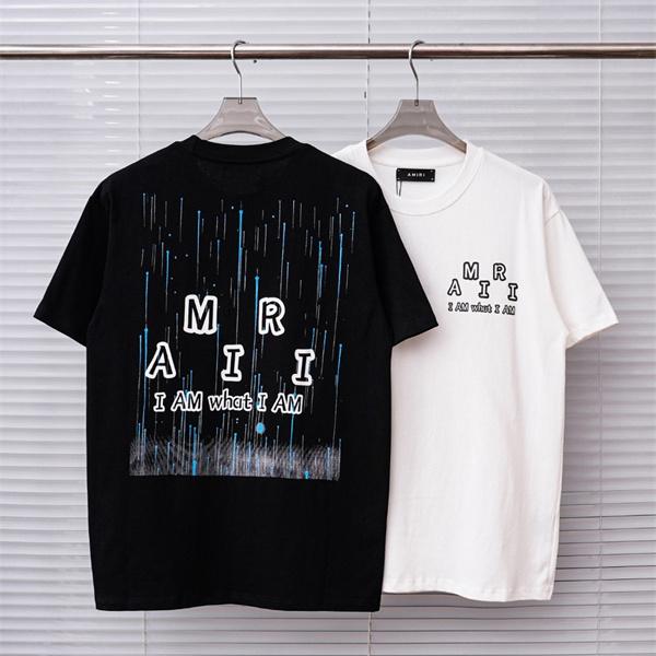 限定コレクション風 アートプリント ストリートムード AMIRI アミリ コピー 半袖Tシャツ 注目モデル モードスタイル
