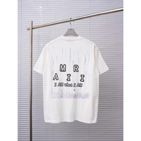 限定コレクション風 アートプリント ストリートムード AMIRI アミリ コピー 半袖Tシャツ 注目モデル モードスタイル