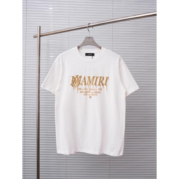 ヴィンテージロゴ オリジナル風プリント デイリーファッション AMIRI アミリ コピー 半袖Tシャツ 定番アイテム