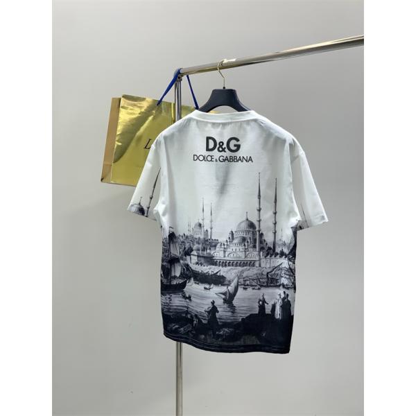 地中海アートプリント リゾートコーデ 夏映えコレクション DOLCE & GABBANA ドルチェ＆ガッバーナ コピー 上下セット売れ筋候補