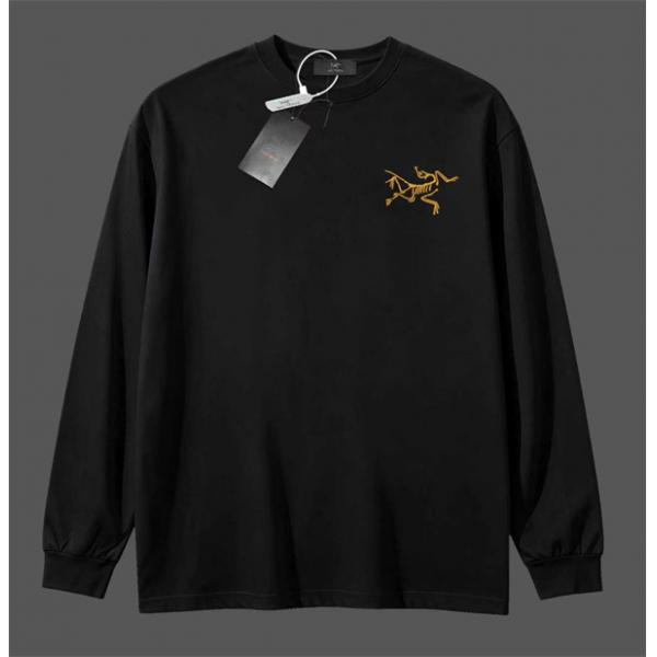 ミニマルロゴデザイン コットンライク素材 アーバンスタイル ARC'TERYX アークテリクス コピー 長袖Tシャツ 注目モデル