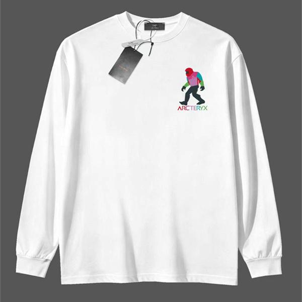 カラフルロゴ シンプルボディ グラフィックアクセント シティスタイル ARC'TERYX アークテリクス コピー ロンT 旬感アイテム