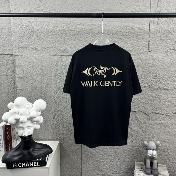 アートプリント バックデザイン クルーネック仕様 ARC'TERYX アークテリクス コピー 半袖Tシャツ ストリートミックス
