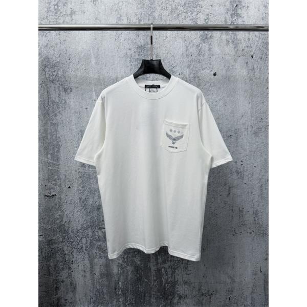 ウィングデザイン アイコンプリント クルーネック CHROME HEARTS クロムハーツ コピー 半袖Tシャツ 売れ筋モデル