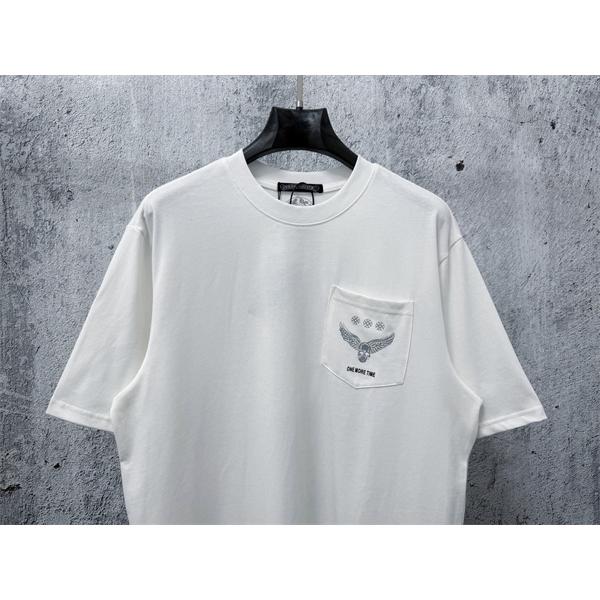 ウィングデザイン アイコンプリント クルーネック CHROME HEARTS クロムハーツ コピー 半袖Tシャツ 売れ筋モデル