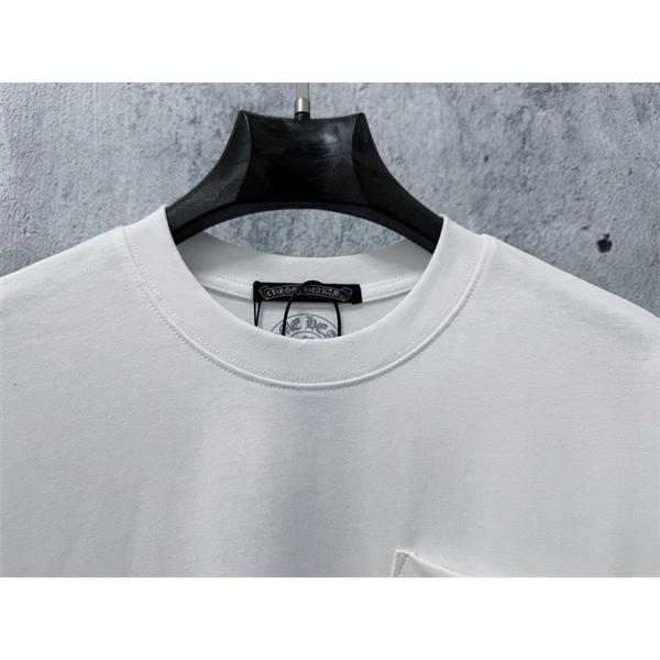 ウィングデザイン アイコンプリント クルーネック CHROME HEARTS クロムハーツ コピー 半袖Tシャツ 売れ筋モデル