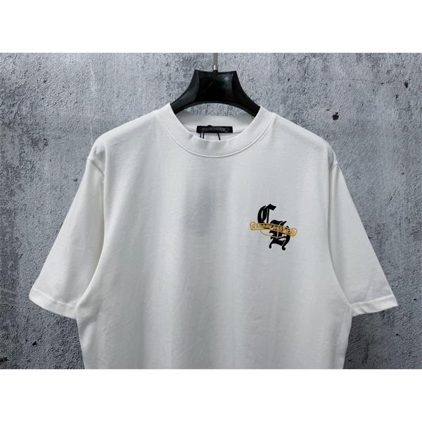 定番スタイル ワンポイントデザイン こなれ見え CHROME HEARTS クロムハーツ コピー 半袖Tシャツ 人気上昇モデル