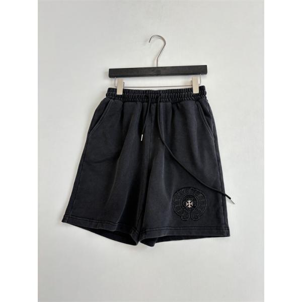 クロスモチーフ 刺繍デザイン イージー仕様 コーデ映え CHROME HEARTS クロムハーツ コピー ハーフパンツ 2026新作