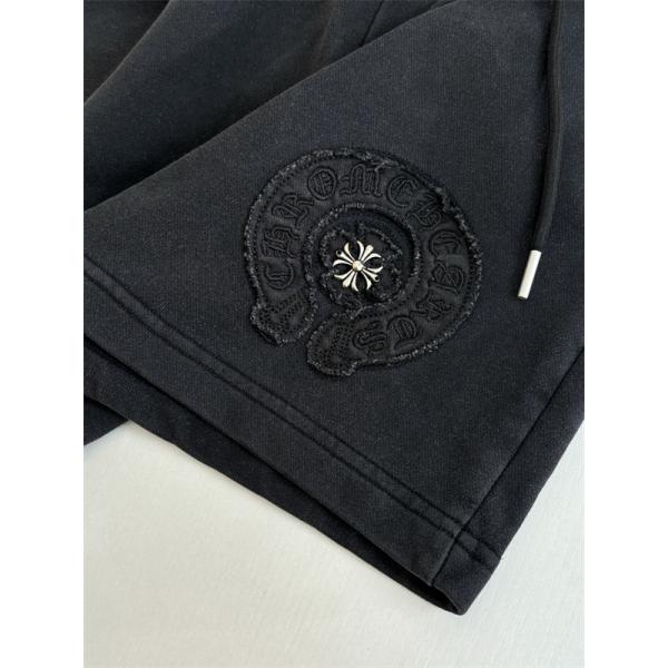 クロスモチーフ 刺繍デザイン イージー仕様 コーデ映え CHROME HEARTS クロムハーツ コピー ハーフパンツ 2026新作