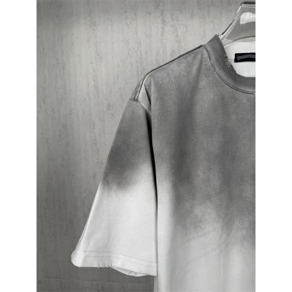 グラデーションデザイン クロスモチーフ 定番スタイル CHROME HEARTS クロムハーツ コピー 半袖Tシャツ コーデ映え
