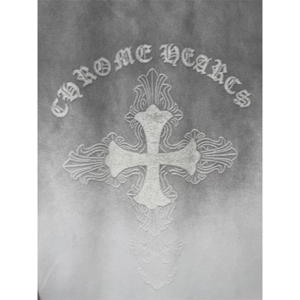グラデーションデザイン クロスモチーフ 定番スタイル CHROME HEARTS クロムハーツ コピー 半袖Tシャツ コーデ映え