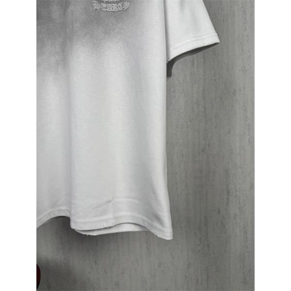 グラデーションデザイン クロスモチーフ 定番スタイル CHROME HEARTS クロムハーツ コピー 半袖Tシャツ コーデ映え